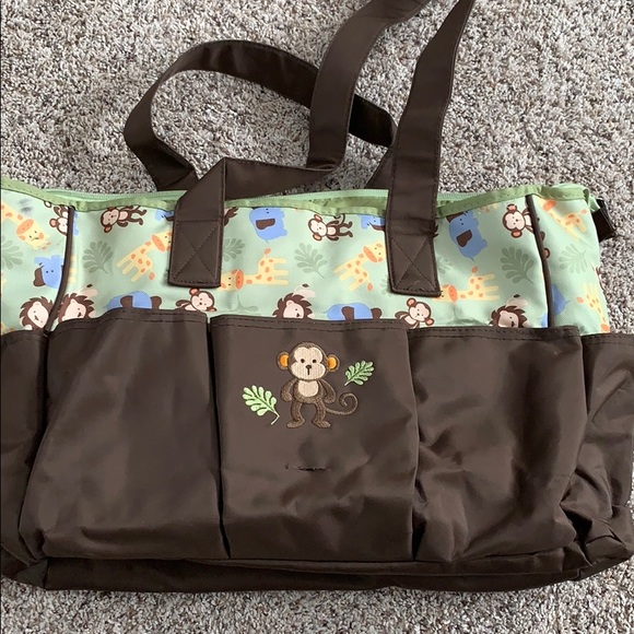 monkey diaper bag